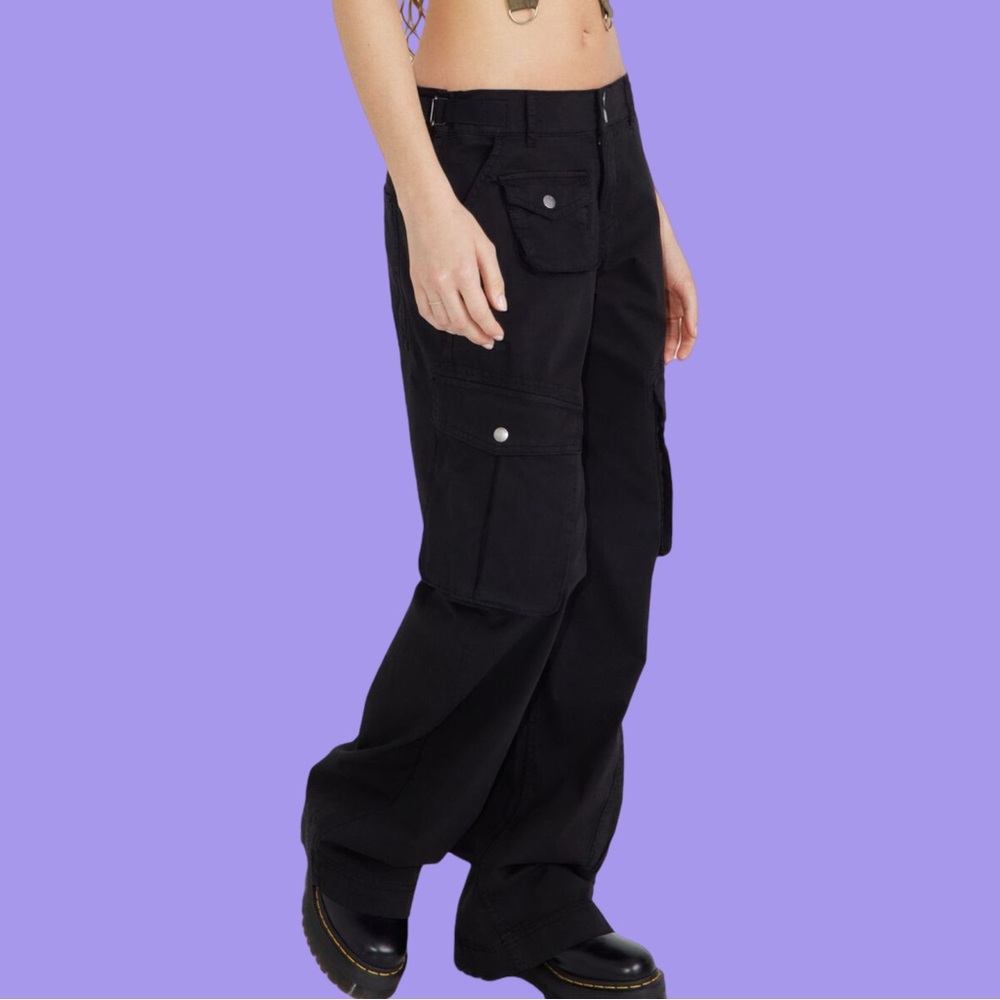 4/45$ Rowan black cargo pants | Garage